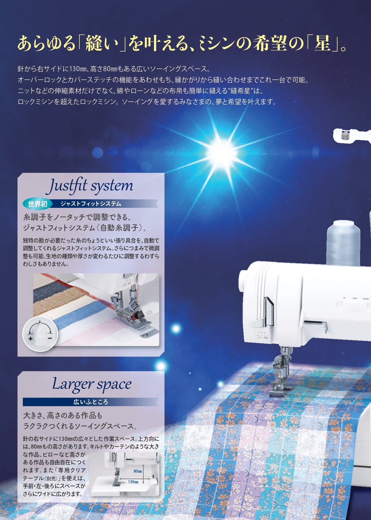 babylock 4-thread overlock sewing machine Itotori Monogatari WAVE BL69WJ