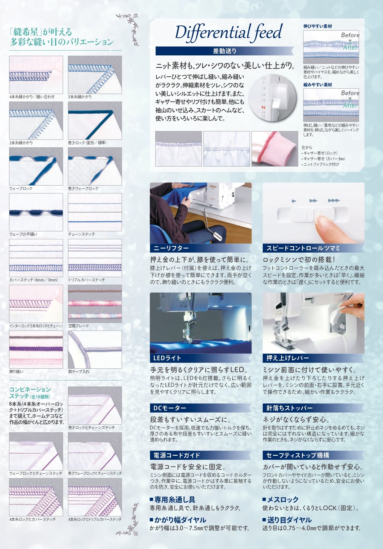 babylock 4-thread overlock sewing machine Itotori Monogatari WAVE BL69WJ