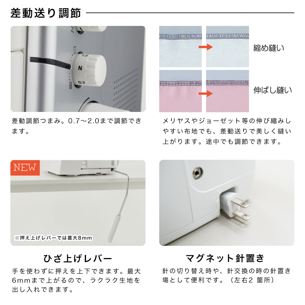JUKI ジューキ 4本糸ロックミシン MO-2800