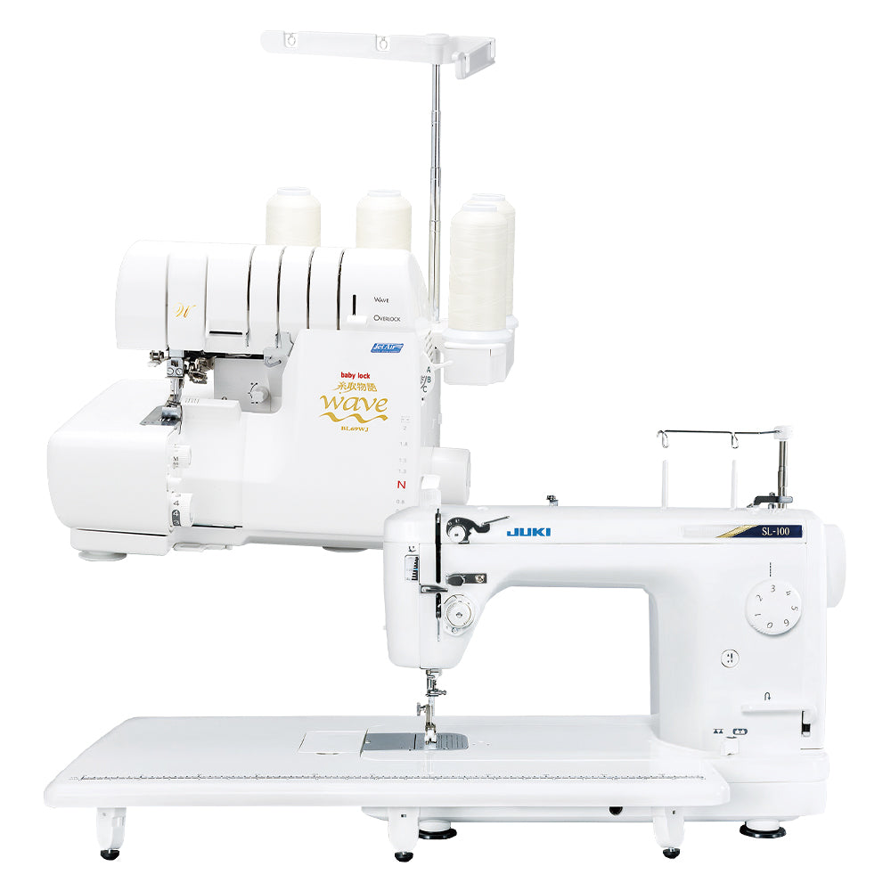 【セット販売】JUKI ジューキ 職業用ミシン + babylock ベビーロック 2本針4本糸ロックミシン