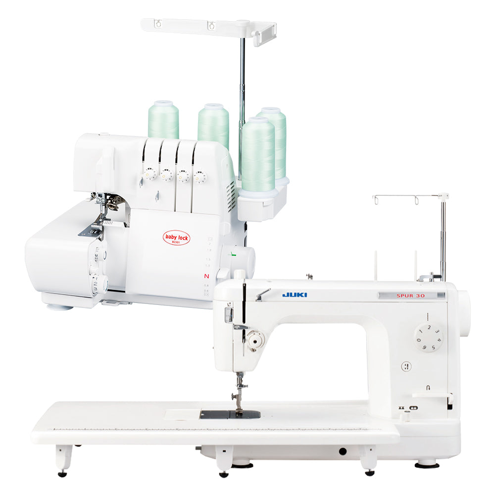 【セット販売】JUKI ジューキ 職業用ミシン + babylock ベビーロック 2本針4本糸ロックミシン