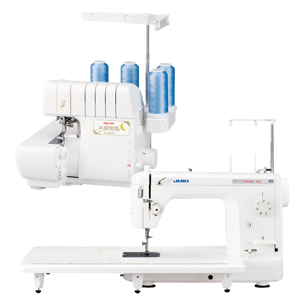 【セット販売】JUKI ジューキ 職業用ミシン + babylock ベビーロック 2本針4本糸ロックミシン