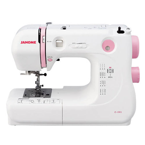 ワイドテーブル付き 収納バッグ付き JANOME ジャノメ 電子ミシン C-001 