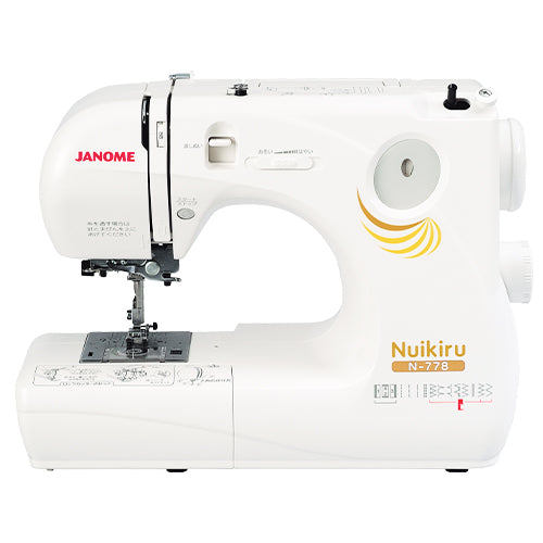 JANOME ジャノメ 電子ミシン Nuikiru ヌイキル N778 初心者 コンパクト 