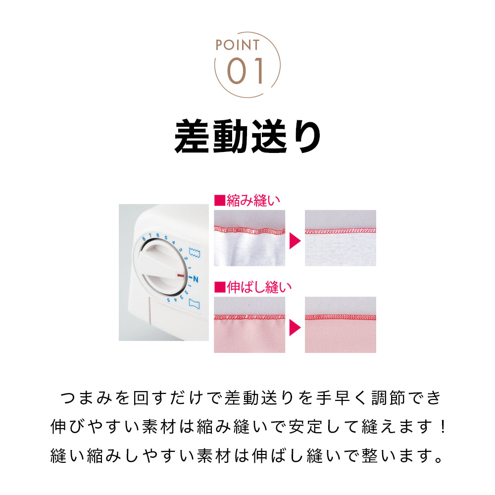 JUKI ジューキ 4本糸ロックミシン MO-50eN