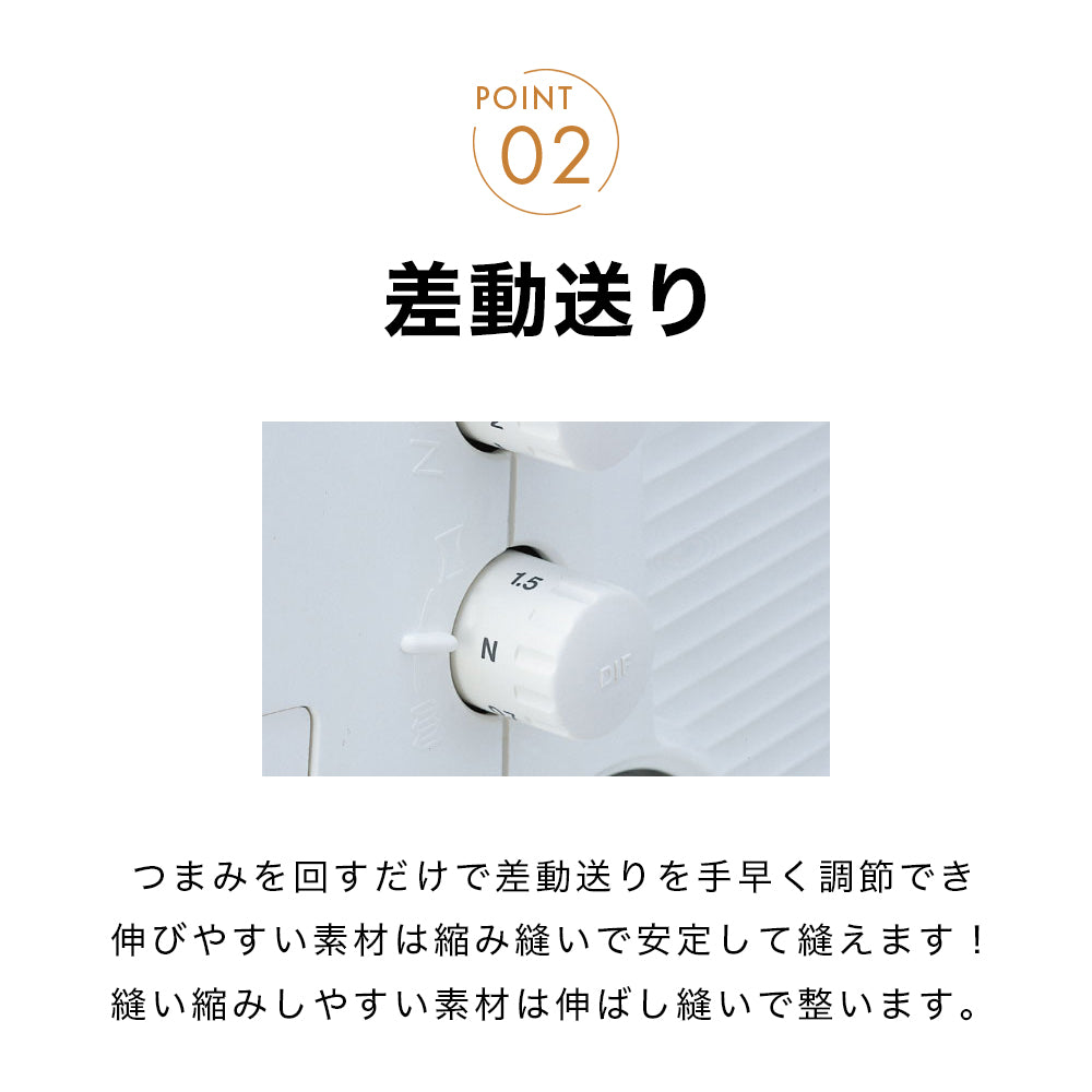 JUKI ジューキ 4本糸ロックミシン MO-114DN