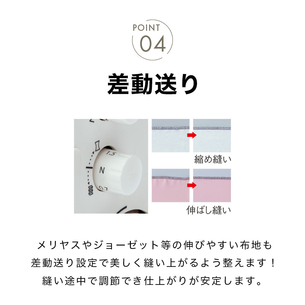 JUKI 4-thread overlock sewing machine Shururu MO-1000M