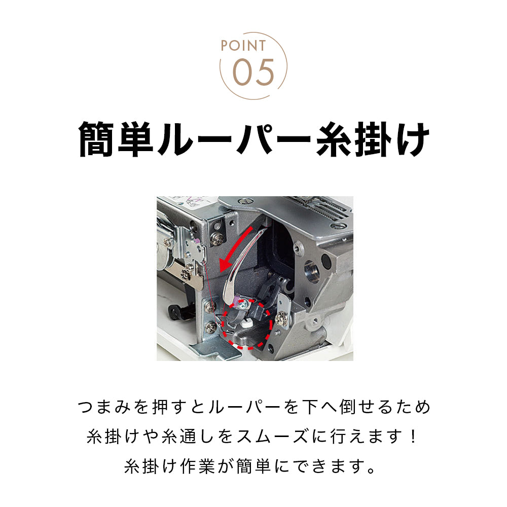 JUKI ジューキ カバーステッチ・チェーンステッチミシン MCS-1500N