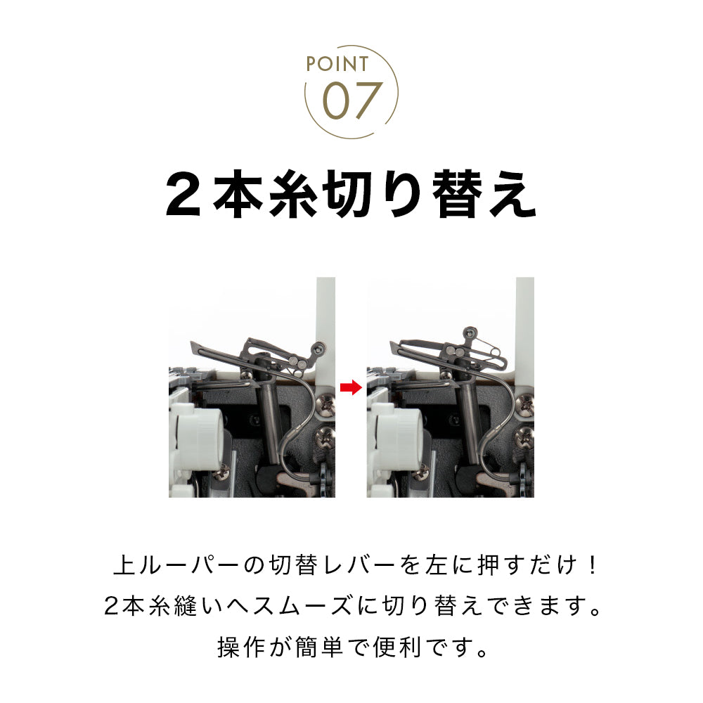 お問い合わせ品】JUKI ジューキ 4本糸ロックミシン シュルル MO-1000ML