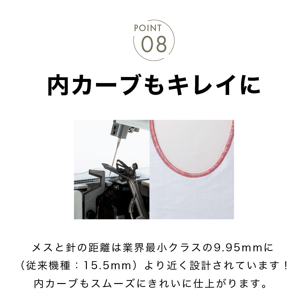 JUKI 4-thread overlock sewing machine Shururu MO-1000M