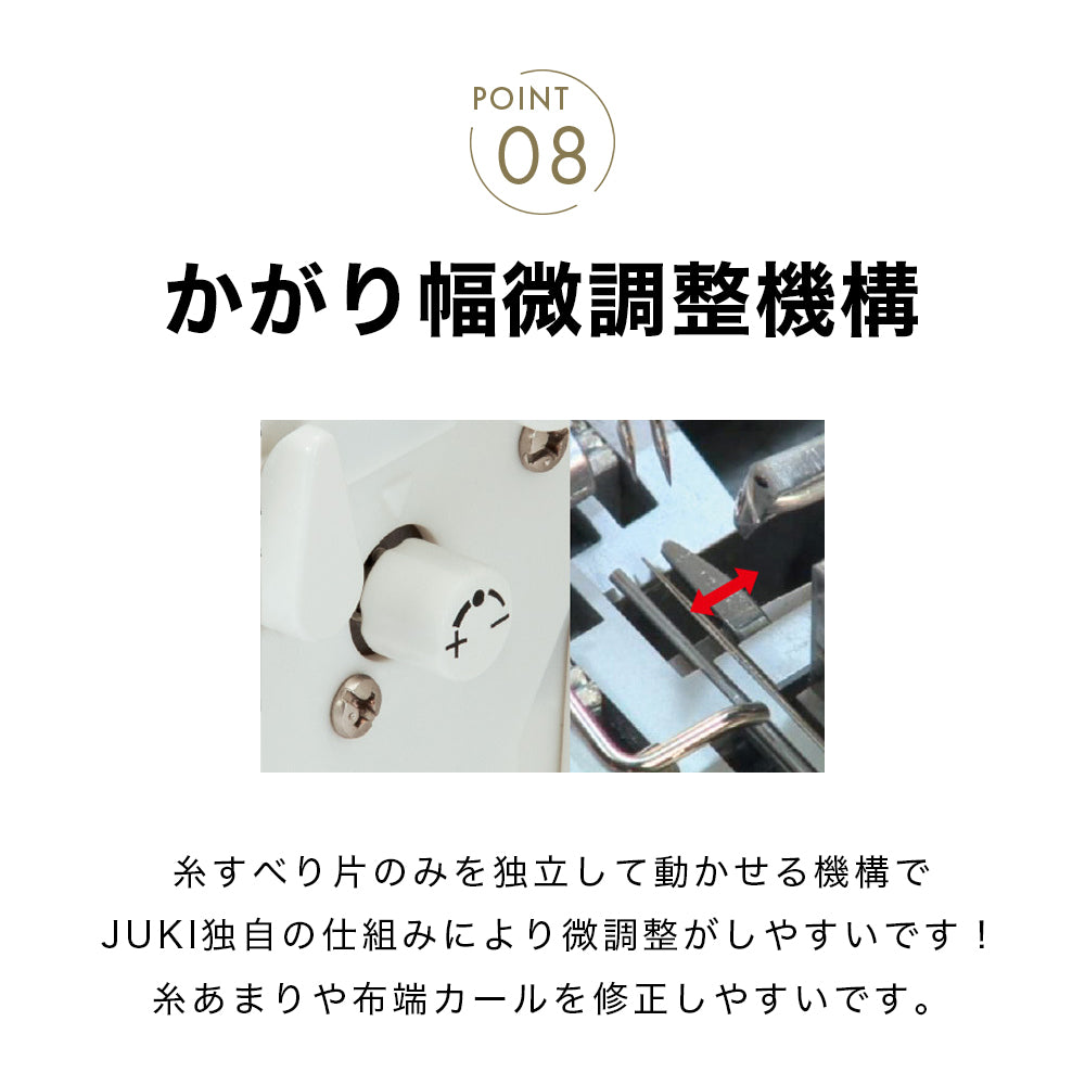 お問い合わせ品】JUKI ジューキ 4本糸ロックミシン シュルル MO-1000ML