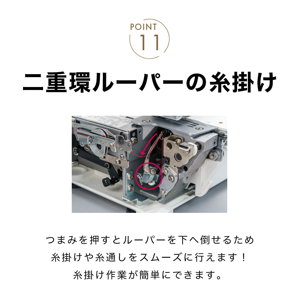 JUKI ジューキ 2・3・4・5本糸ロックミシン/カバーステッチミシン MO