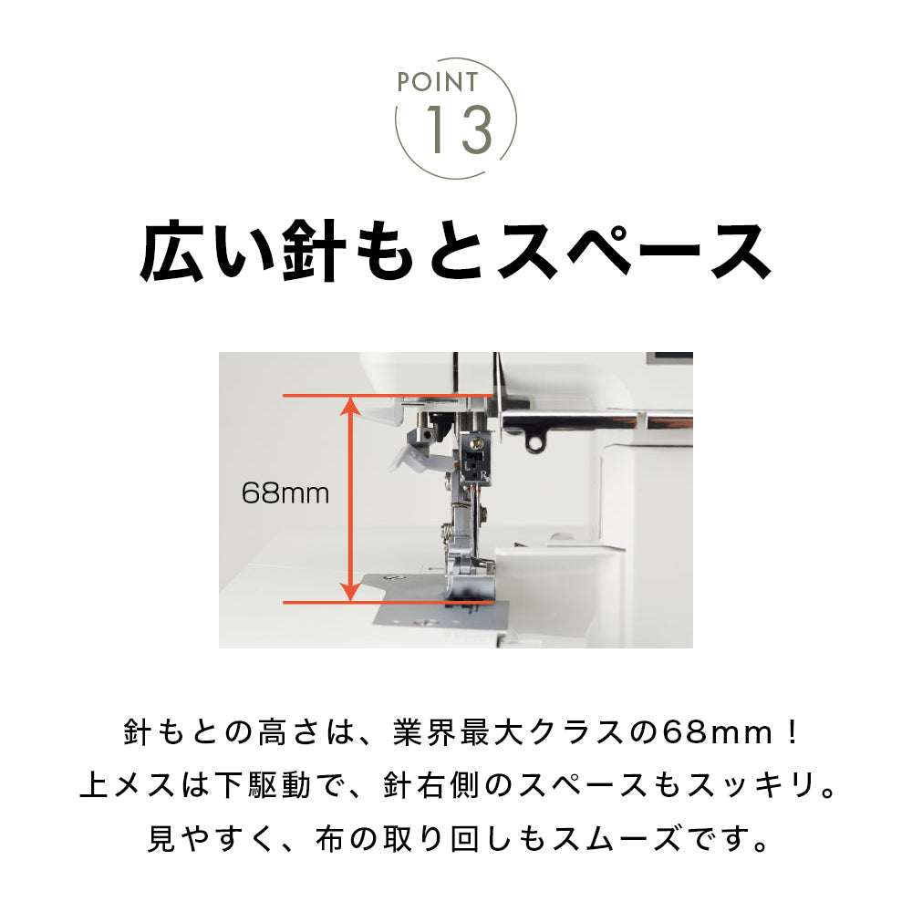 JUKI ジューキ 4本糸ロックミシン Airy エアリー MO-3000