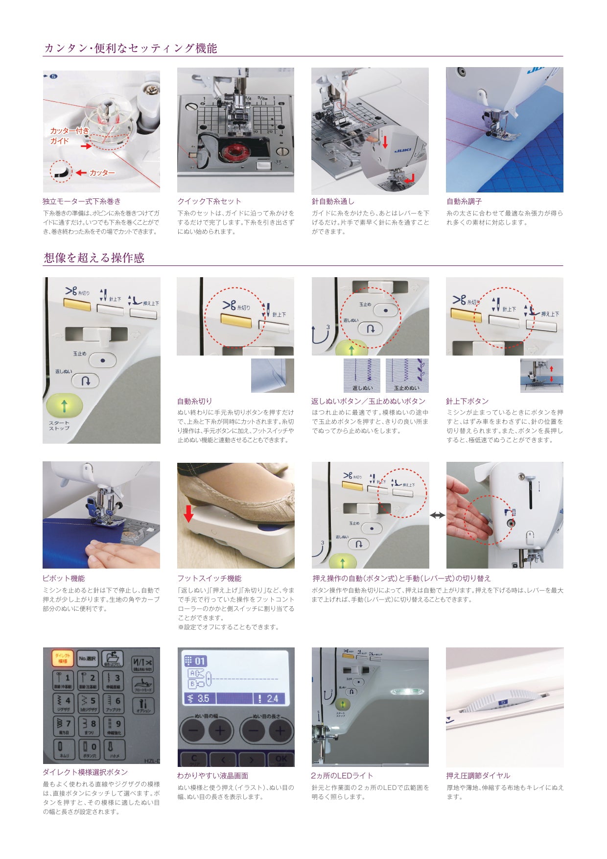 JUKI Computer Sewing Machine HZL-CX3