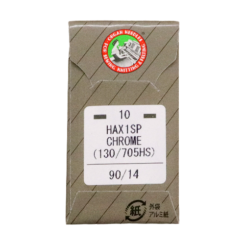 オルガン針 家庭用ミシン針 ORGAN NEEDLES 10本入り HA×1SP CHROME