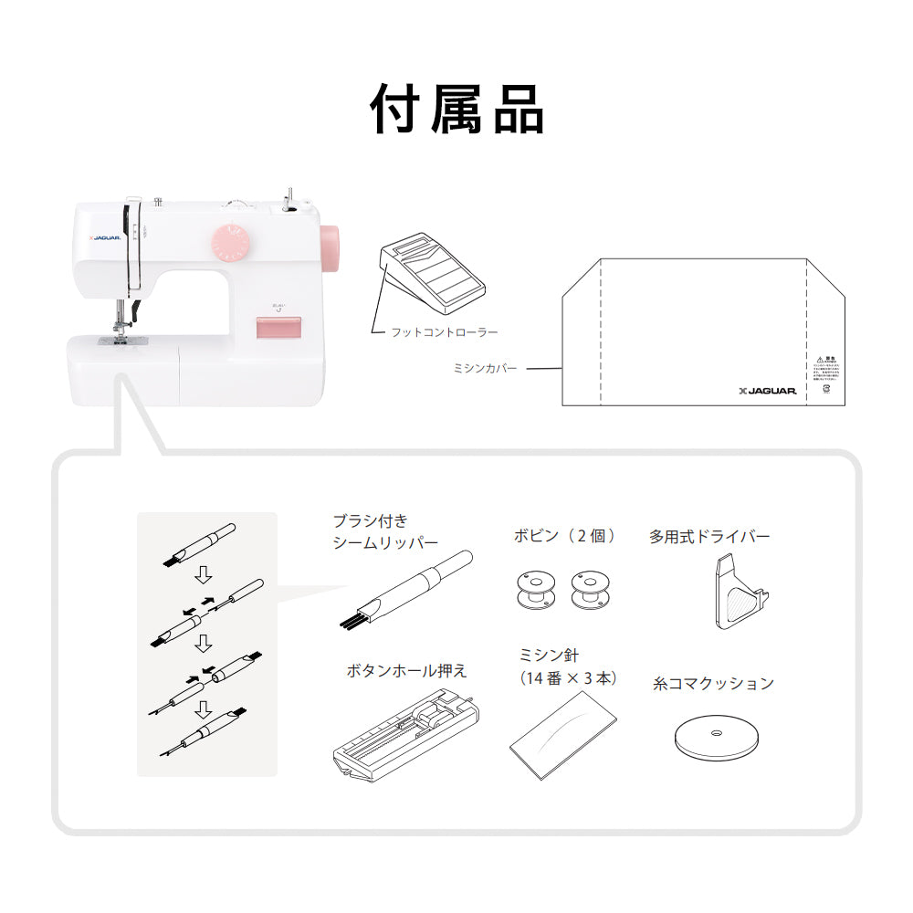 JAGUAR Electric Sewing Machine KJM-1101