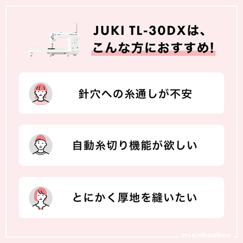 JUKI ジューキ 職業用ミシン シュプール30デラックス TL-30DX