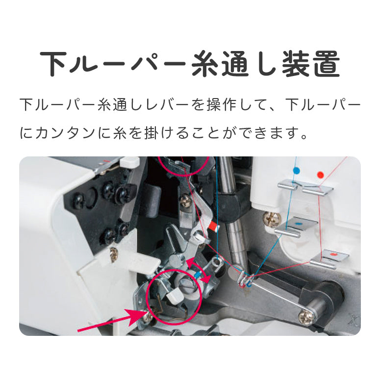 JUKI ジューキ 3本糸ロックミシン MO-03DN 本格 洋裁 プロ おすすめ 